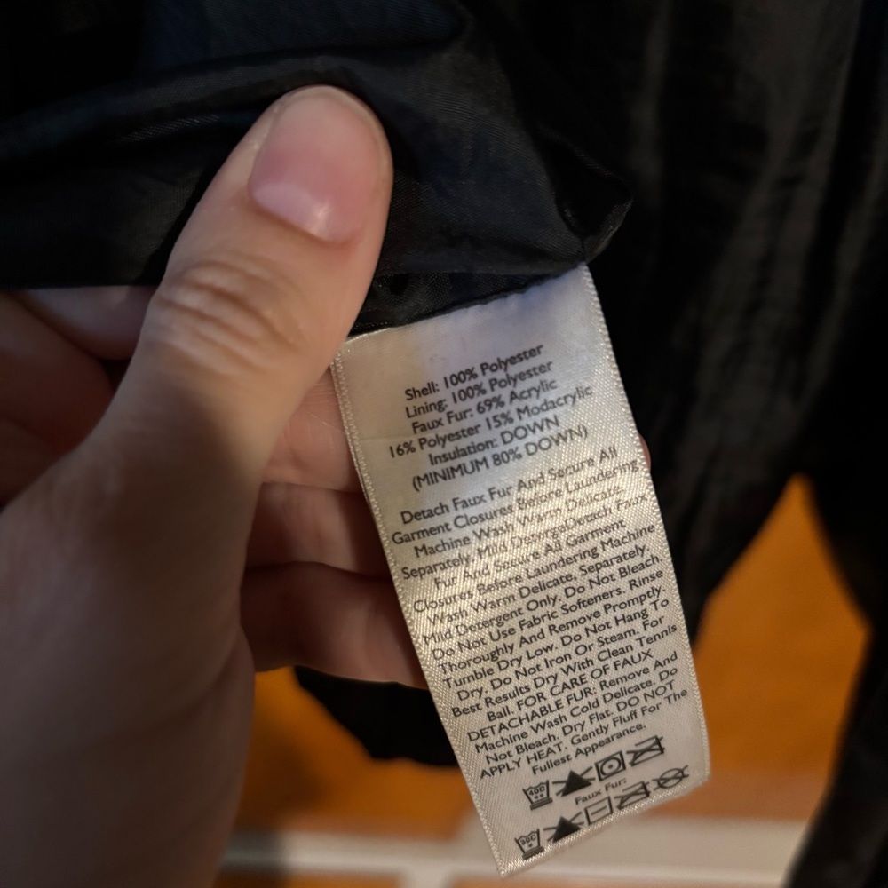 Eddie Bauer Women's Long Black Puffer Jacket - Picture 8 of 10